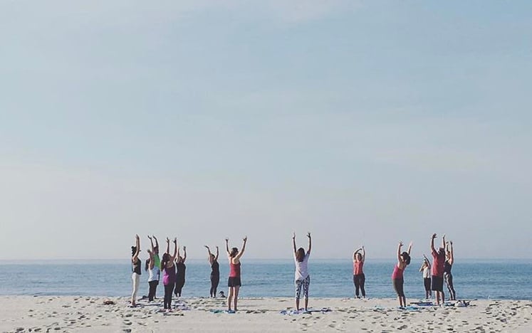 Beach Yoga 1